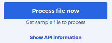 Show API information