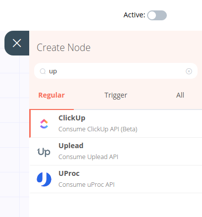 Choose node from uProc